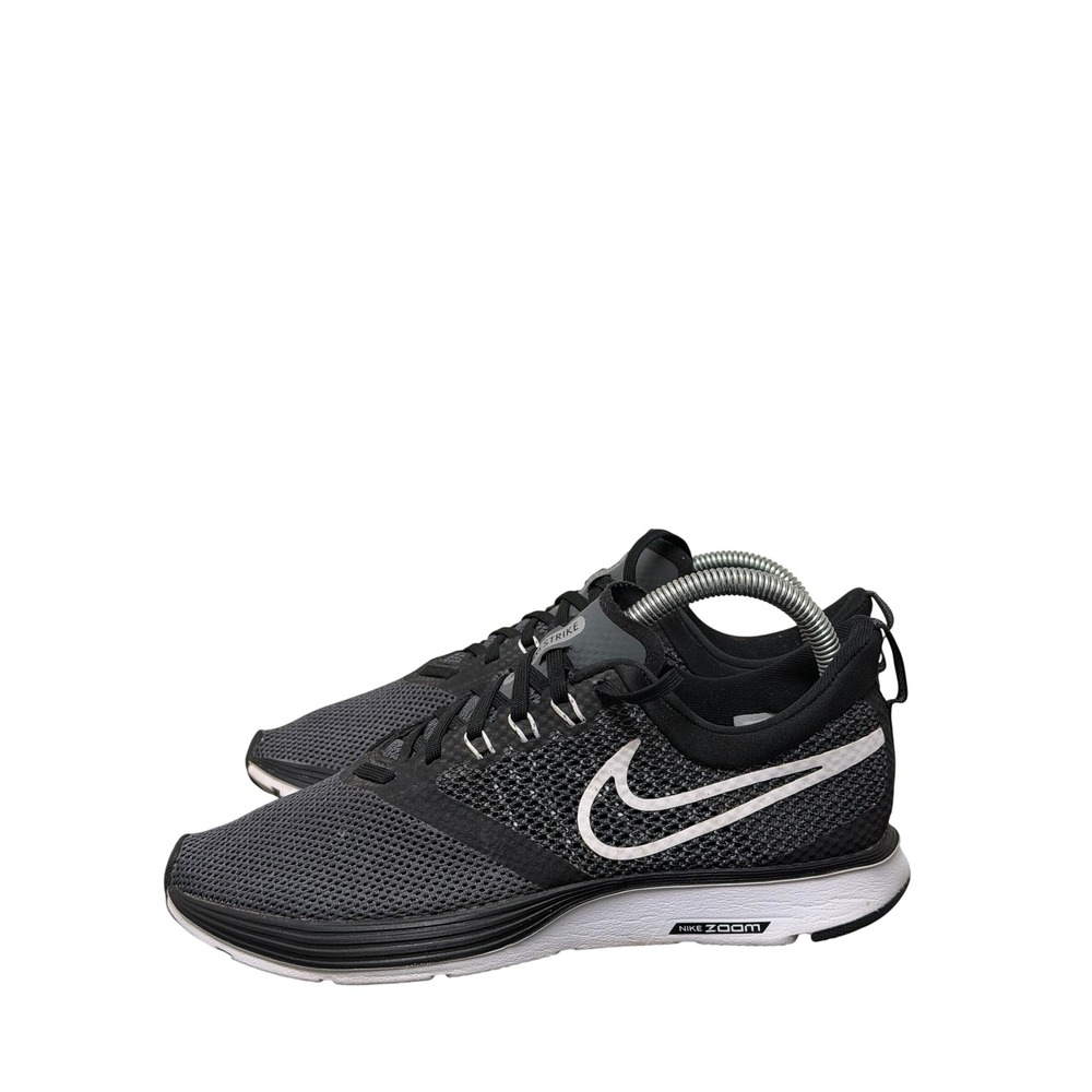 Nike Running Shoes Womens 7.5 Zoom Strike Black Dark Grey EUC
